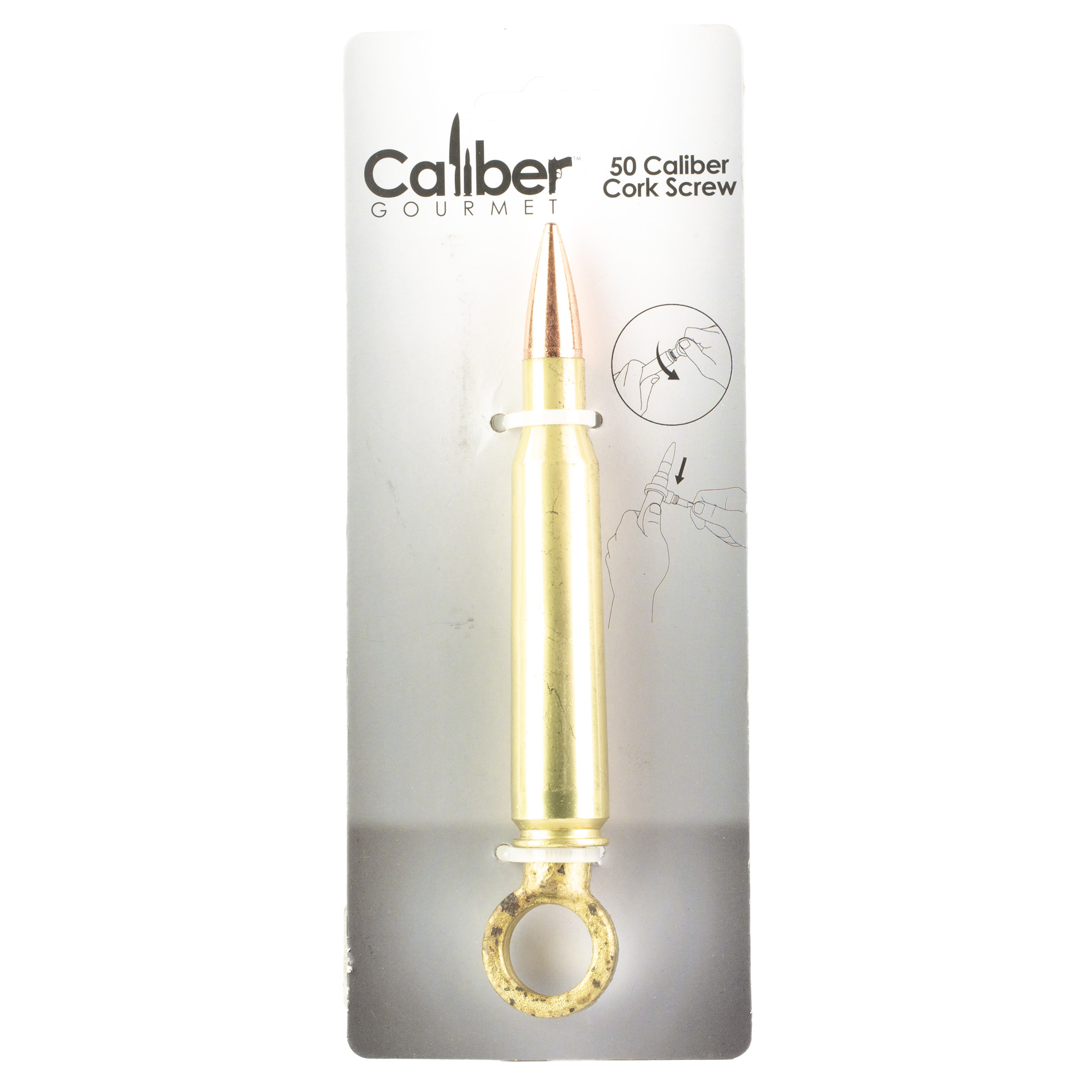 Caliber Gourmet 50 Caliber Corkscrew Gold - Caliber Gourmet - 50 Caliber