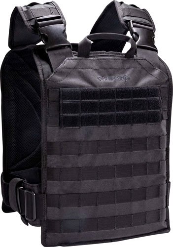 BulletSafe BS54004B Tactical Plate Carrier Black OSFM - BulletSafe