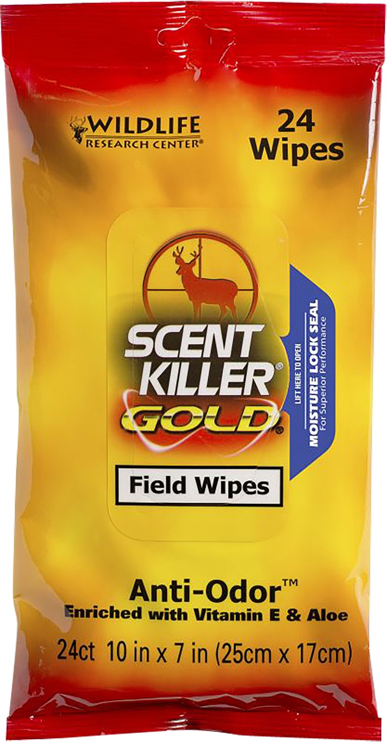 Buy Wildlife Research Center Scent Killer Gold Field Wipes 24 Pack online
