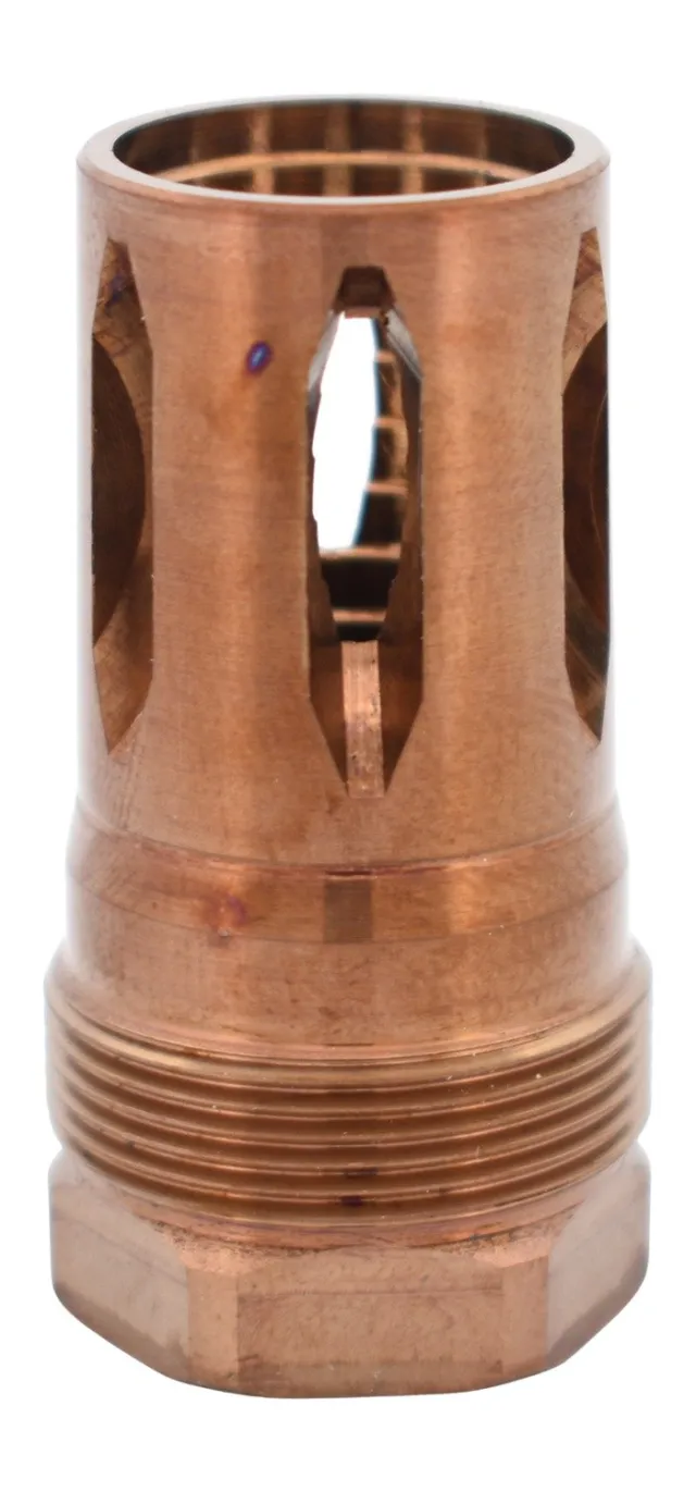 Rearden 10104 R2S Flash Hider 5/8x24 Thread, Heat Treated Gold Finish
