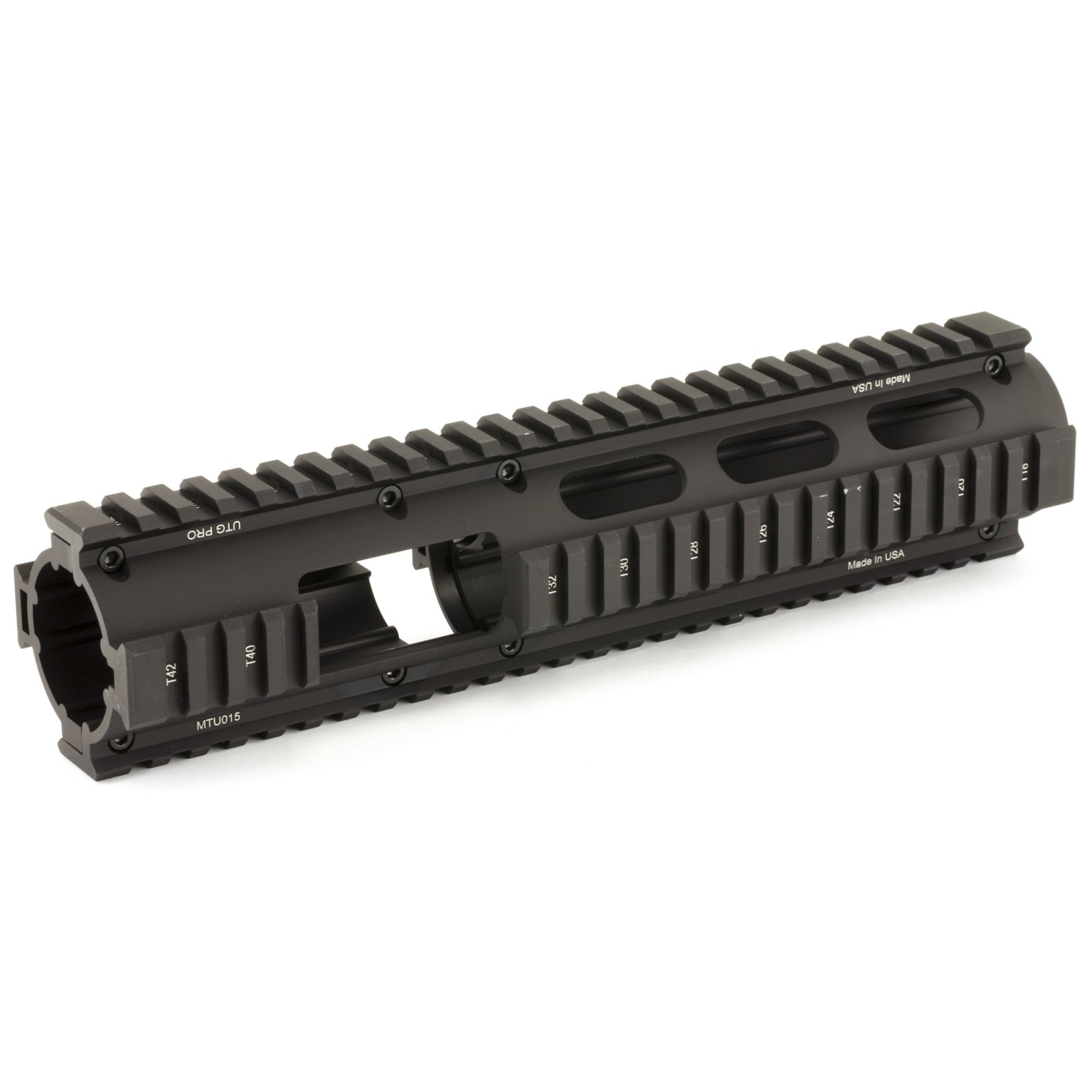 Leapers UTG MTU015 AR15 Drop-In Quad Rail Handguard 10.7 In Black - Leapers