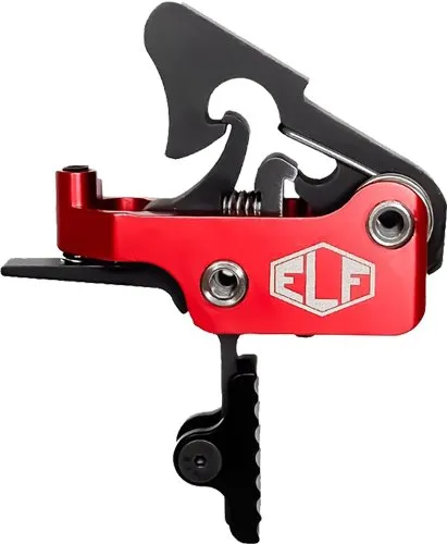 Elftmann APEX-PRO-B-S AR Trigger, Straight, 2.75-7lbs, Black - Elftmann Tactical