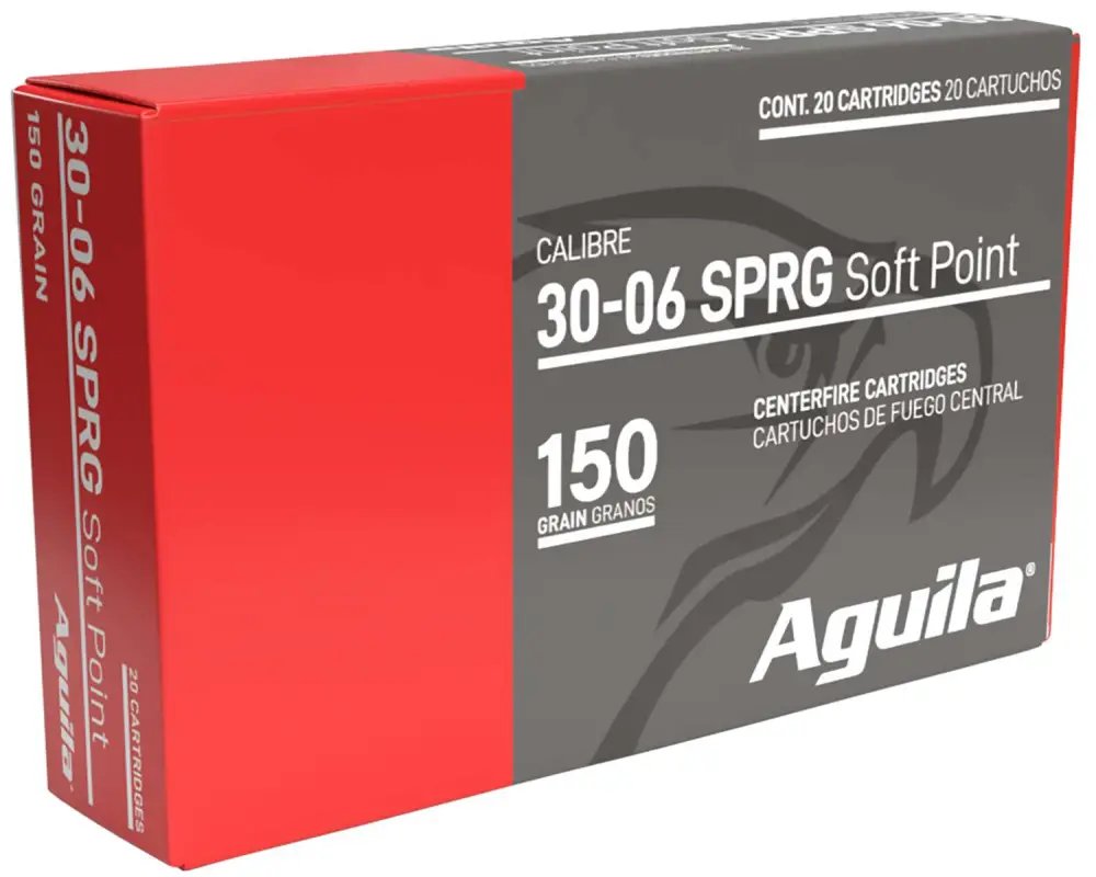 Aguila 8108AG .30-06 Springfield 150gr InterLock BTSP Ammo 20 Rounds - Aguila Ammunition - 30-06 Springfield