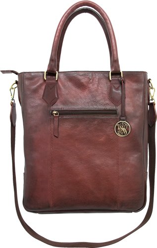 Cameleon 49307 Smith & Wesson Flat Tote Concealed Carry Purse Burgundy - Cameleon