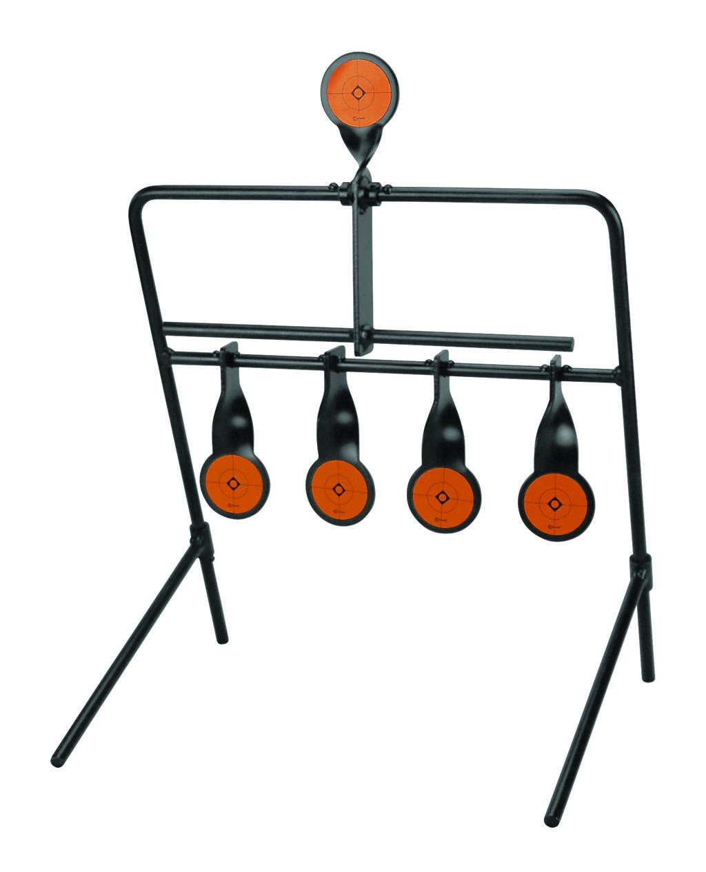 Caldwell 902365 Rimfire Target 2.50 in Steel Black Orange Heavy-Duty - Caldwell - 2.50"