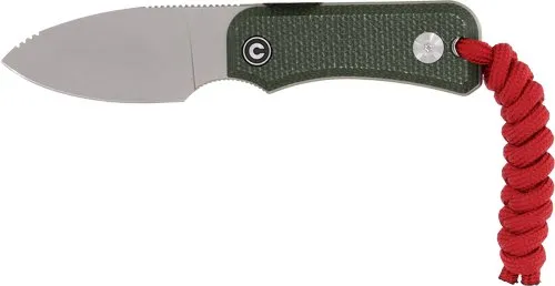 Civivi C23045-2 Baby Banter Green Micarta 2.39" Nitro-V Fixed Blade Knife - CIVIVI