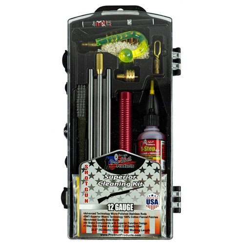 Buy Pro-Shot S12KIT 12 Gauge Cleaning Kit, Aluminum Handle, 5-Piece Rod online