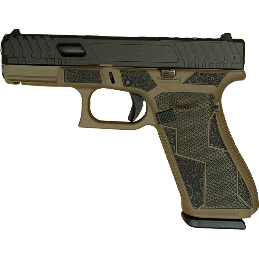 Buy Glock V-Series Model 45 9mm 3.7 In 17rd Mag Kavorka Cerakote FDE online