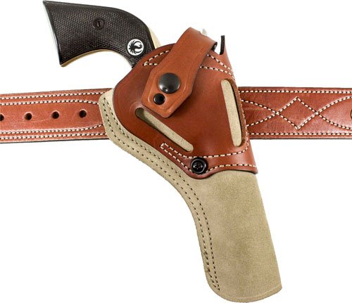 Buy DeSantis 189NJ54Z0 Wild Hog Leather Holster Ambi Colt SAA 4.75" Tan online