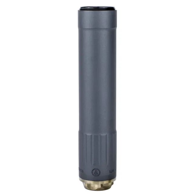 Kgm RF22-DT-GRY 22LR Suppressor, Grey Aluminum/Stainless/Titanium