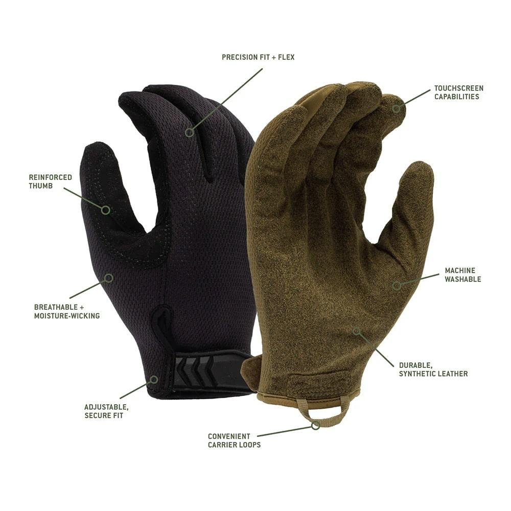 Pyramex Venture Gear Medium-Duty Adjustable Operator Gloves Black XL - Pyramex Safety