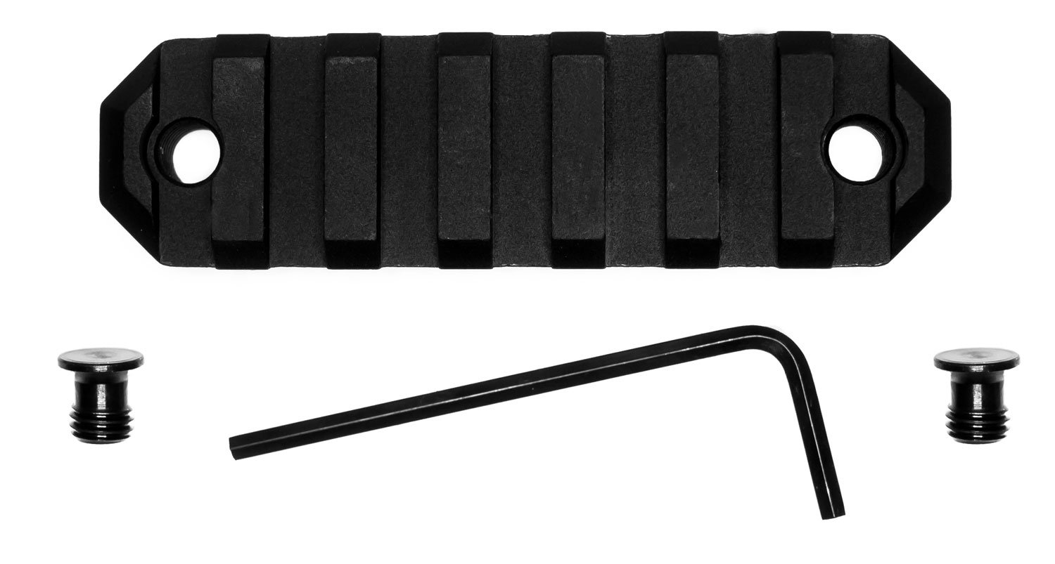 Buy GrovTec GTSW228 3 In 7 Slot KeyMod Picatinny Rail Black Hard Anodized online