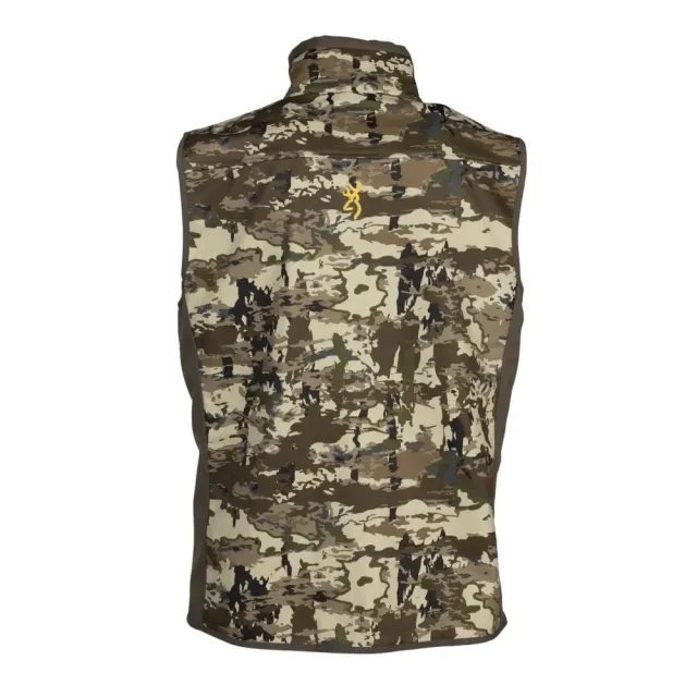 Browning 3050423503 Field Pro Vest Auric Camo L, Windproof, Water-Resistant - Browning