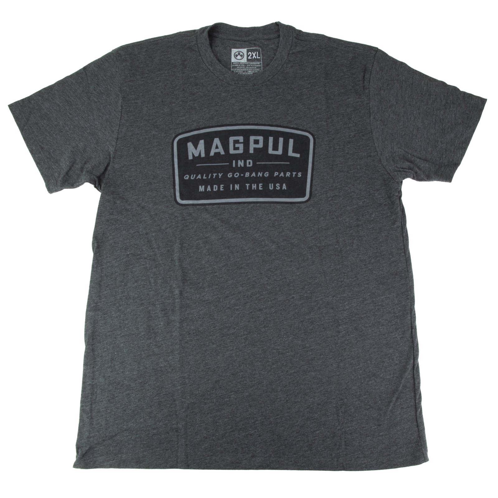 Buy Magpul Industries MAG1526-010-2XL Charcoal Gray Cotton/Poly Tee 2XL online