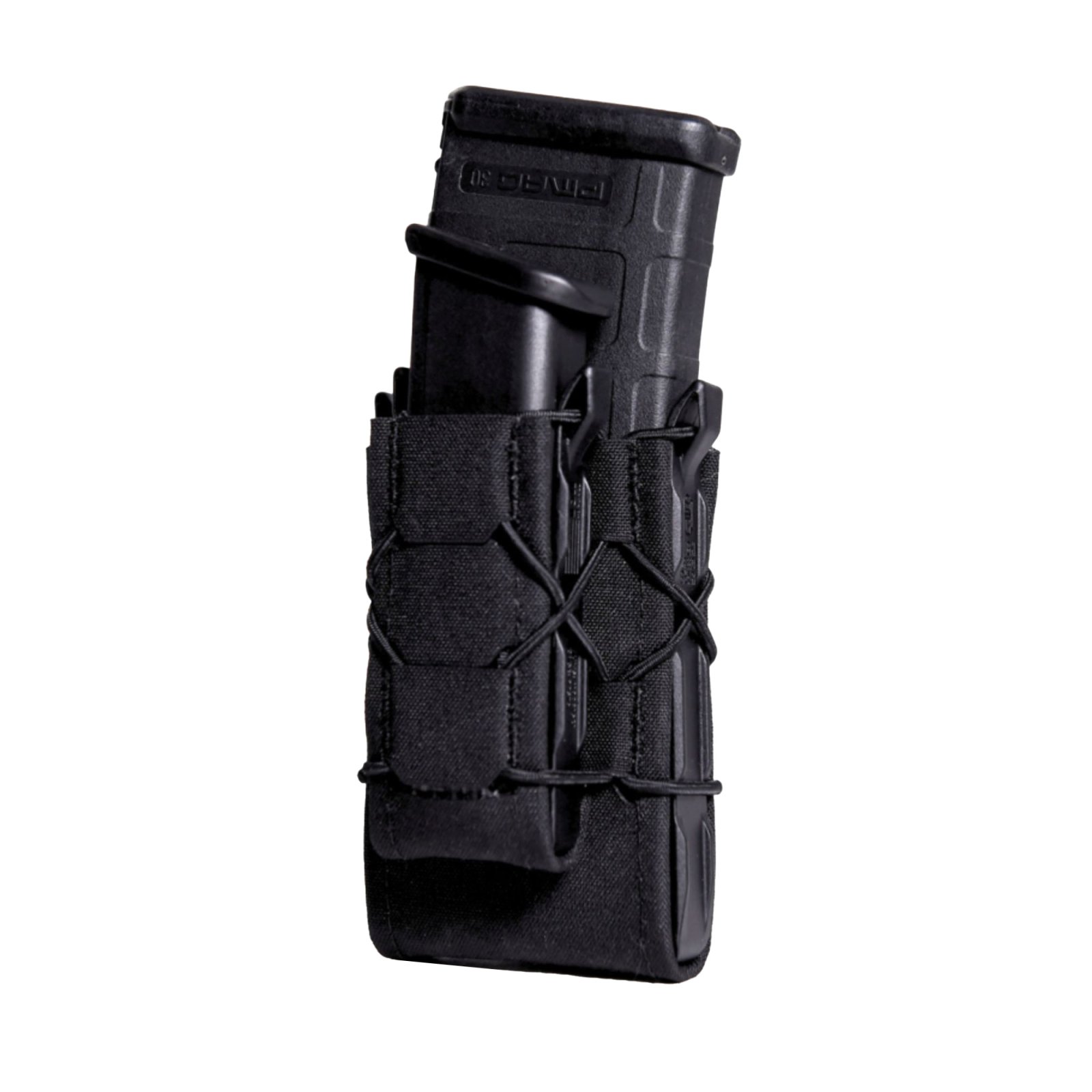 High Speed Gear 24DD00BK TACO Gen 2 Double Decker Black Nylon MOLLE - High Standard