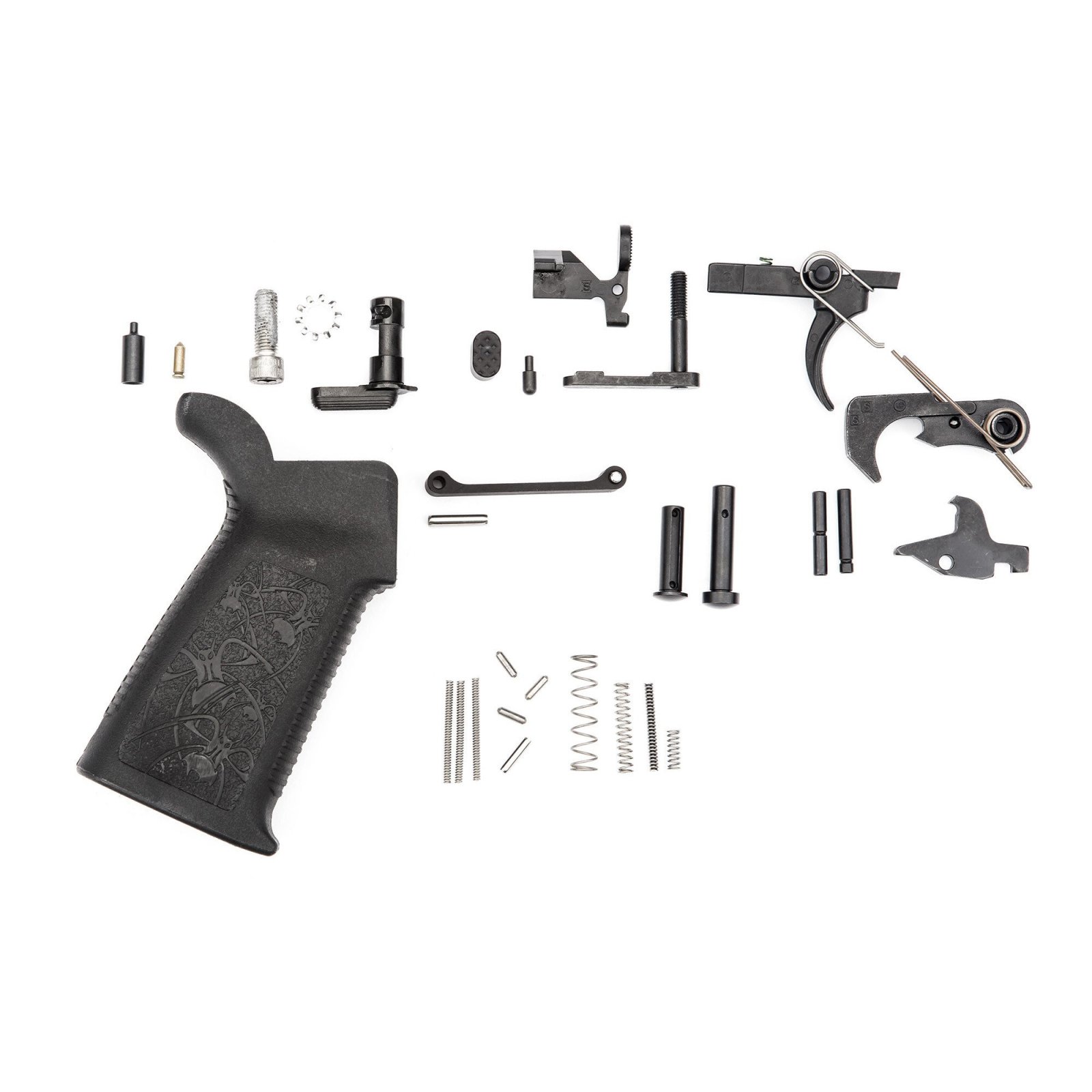 Spikes Tactical SLPK101 Lower Parts Kit Multi-Caliber Black Oxide Stain... - Spike's Tactical - Multi