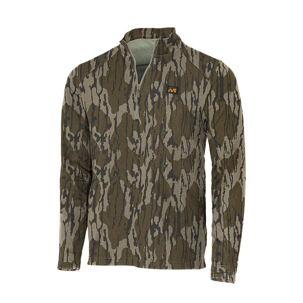 Buy Muddy DV8 Quest Midweight Quarter Zip Sweatshirt Mossy Oak Bottomland M online