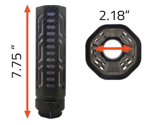 Buy Lancer Systems LCH5 Carbon Fiber Suppressor Cover 7.75 In online