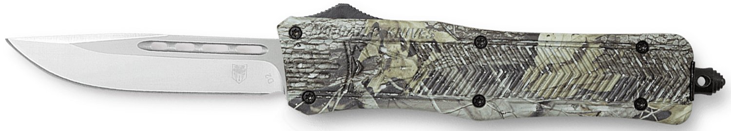CobraTec Knives CTK-1 MWDCTK1MDNS 3 In D2 Blade Camo Handle American Flag - CobraTec Knives