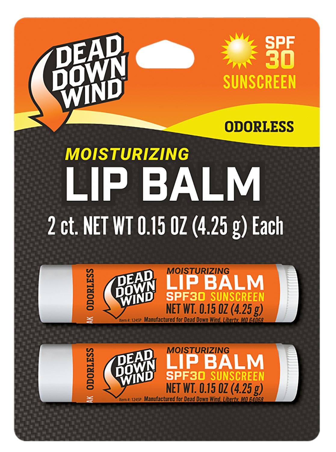 Daniel Defense Dead Down Wind Lip Balm 0.15 OZ 2 pk 1249BC - Daniel Defense - 0.15 OZ
