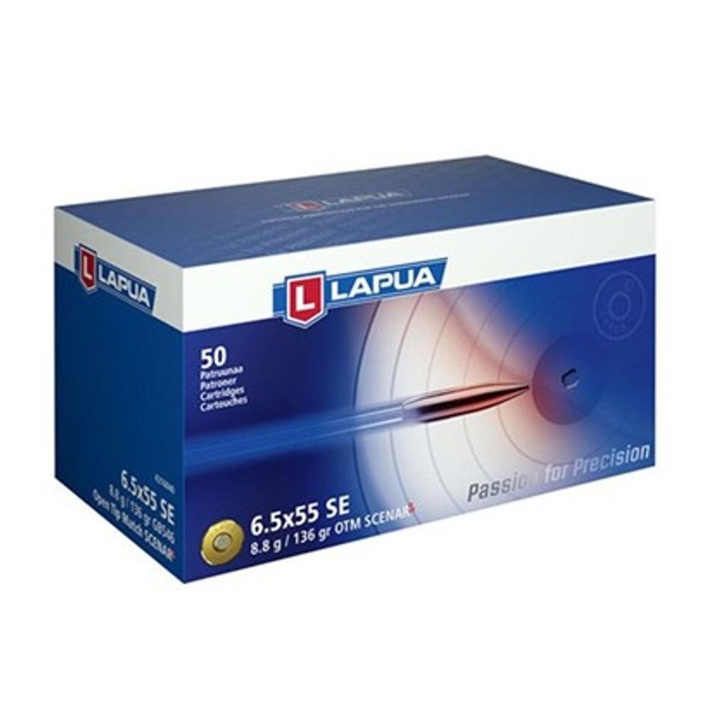 Buy Lapua 4316040 Rifle Ammo 6.5x55 Swede 136gr Scenar-L OTM Box/50 online