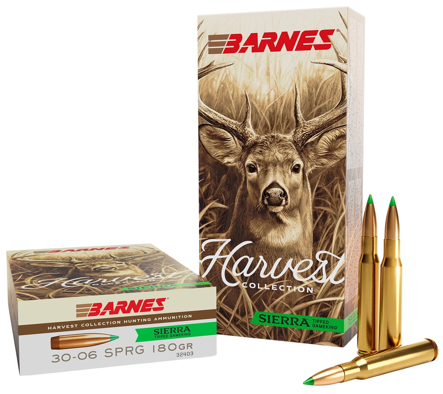 Buy Barnes 32403 Harvest .30-06 Springfield 180Gr Sierra Tipped 20/Box online