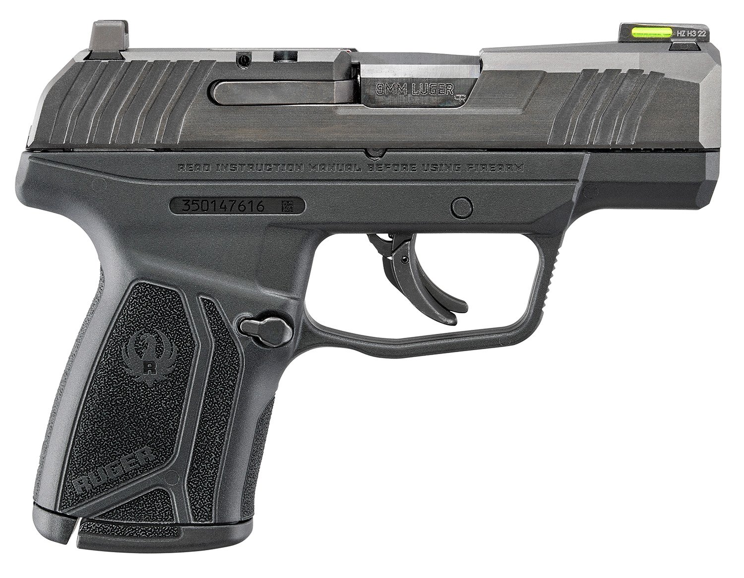 Ruger MAX-9 9mm Luger 3.20 in Black Oxide 10+1 Striker-Fired Pistol - Ruger - 9mm