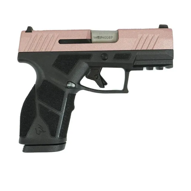 Taurus GX2 "Rose Gold Glitter" Handgun 9mm Luger 13rd Magazines (2) 3.38... - Taurus - 9mm Luger