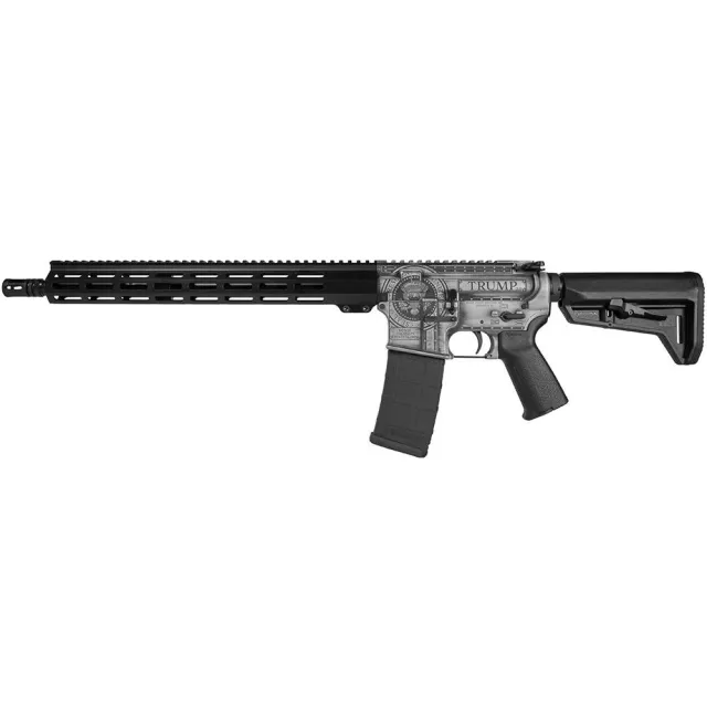 Shark Coast 300-134-1000-04 AR-15 Rifle 5.56 16" Barrel 30rd Silver/Black