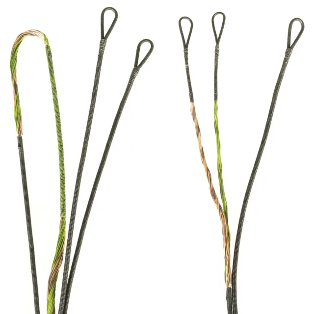First String Tribute 2006 BowTech String Kit Green/Brown - First String