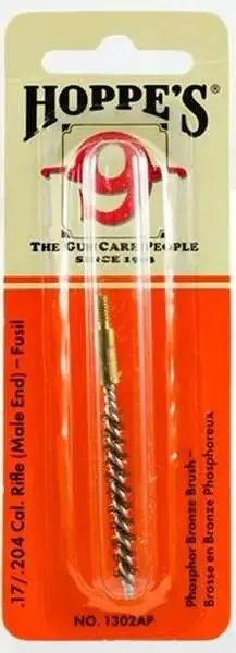 Hoppe's .17 Caliber Rifle Phosphor Bronze Cleaning Brush 1 Pack - Hoppe's - .17