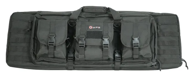 Buy G Outdoors GPS-DRC36 36" Black Double Rifle Case 600D Polyester MOLLE online