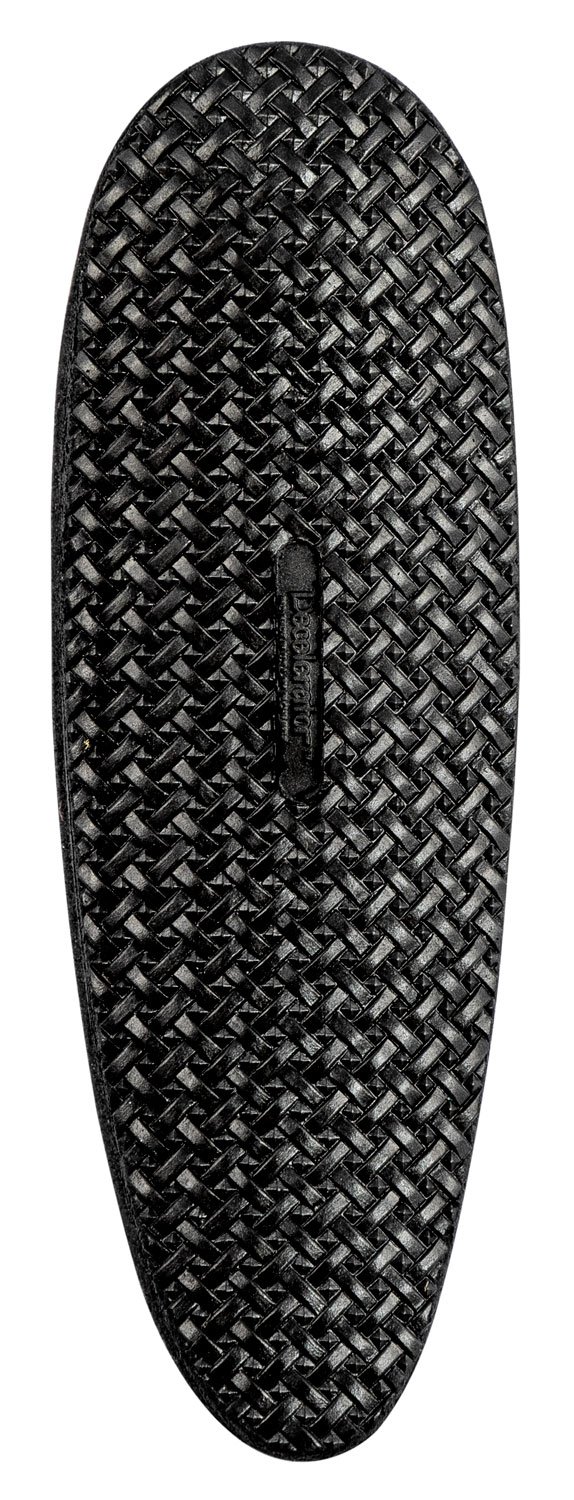 Pachmayr D750B Decelerator Field Style Recoil Pad Medium Black Basketweave Rubber 1" Thick - Pachmayr