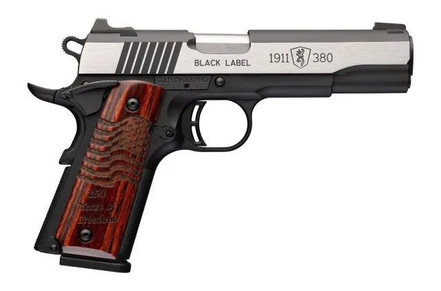 Browning 051122492 1911-380 Medallion Pro 250 380 ACP 4.25" Blackened Stainless Semi-Auto Pistol - Browning - .380 ACP