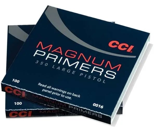 CCI Magnum Pistol Primer No. 350 Large Pistol 1000 Count - CCI - Multi
