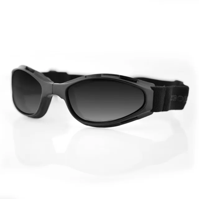 Bobster Crossfire Polarized Sunglasses Smoke Lens UV400