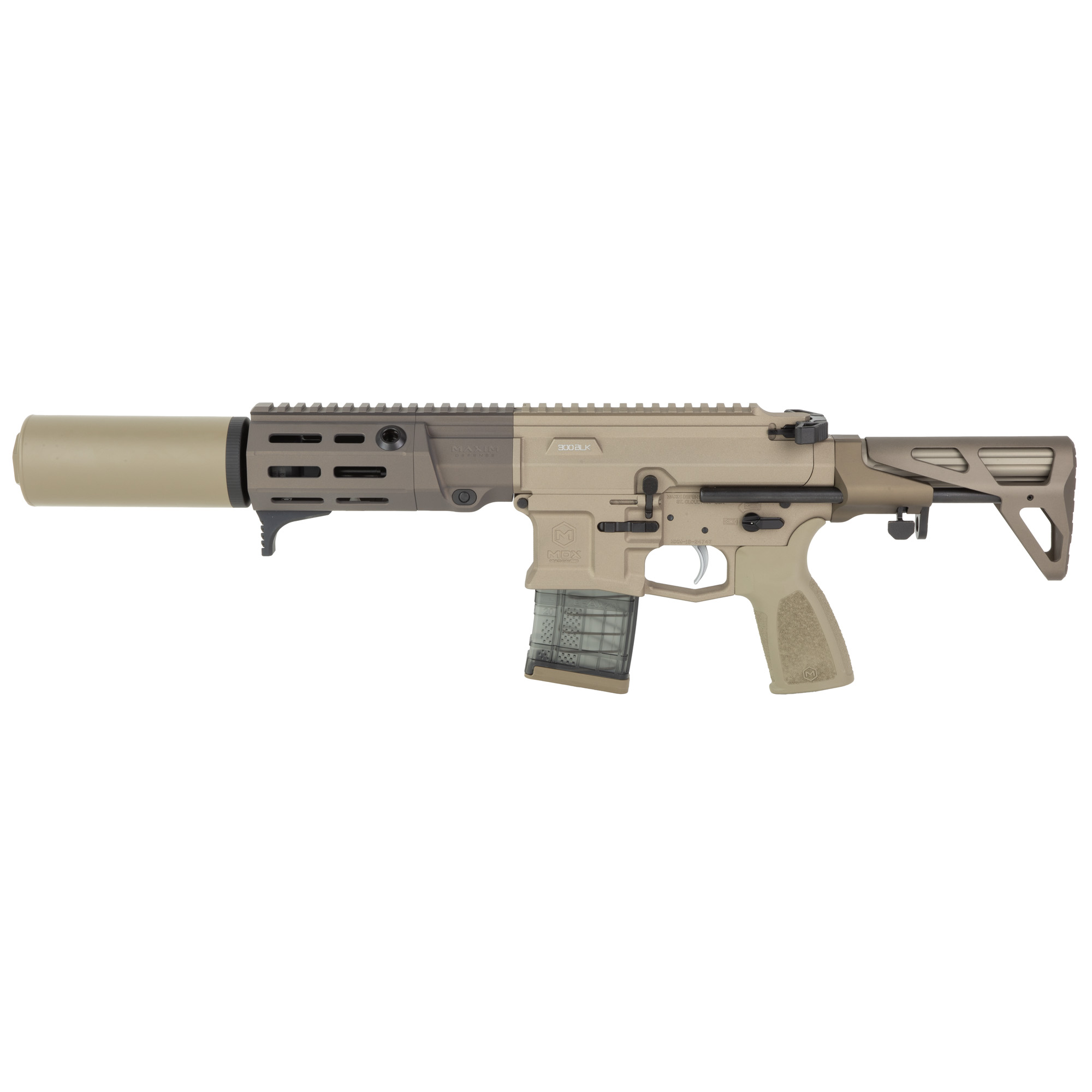 Maxim Defense PDX-SD MXM-47769 300 Blackout 5.5" Arid Cerakote Rifle - Maxim Defense - 300 BLACKOUT