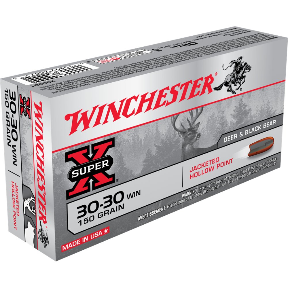 Winchester Ammo X30301 Super X 30-30 Win 150 gr 2390 fps JHP 20 Bx/10 Cs - Winchester - 30-30 Win