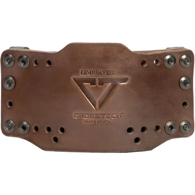 Limbsaver 12522 CrossTech Leather Holster IWB/OWB Ambidextrous Brown - Limbsaver