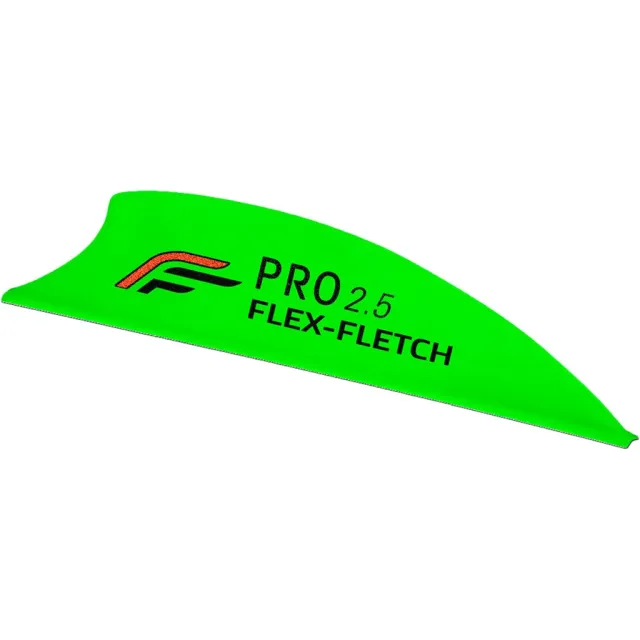 Flex Fletch Pro 2.5 Vanes Cosmic Green 2.5" 36 Pack PROBCGN - Flex Fletch