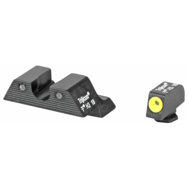 Trijicon 600545 HD Night Sights Green-Tritium Yellow Outline Front Sigh... - Trijicon for sale at Keys Gun Shop