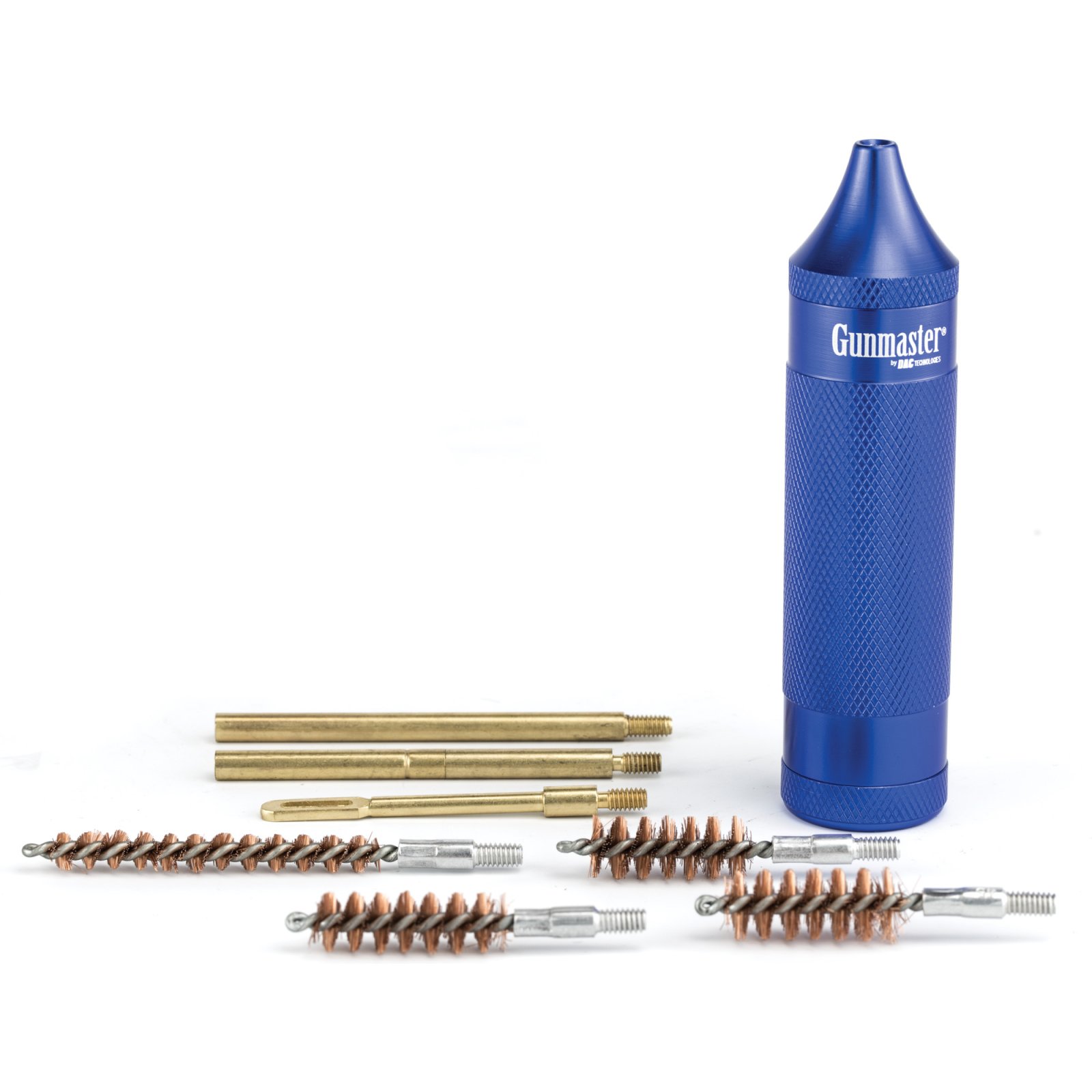 DAC Gunmaster Compact .22-.45 Cal Pistol Cleaning Kit 8pc Aluminum Handle - DAC - .22-.45