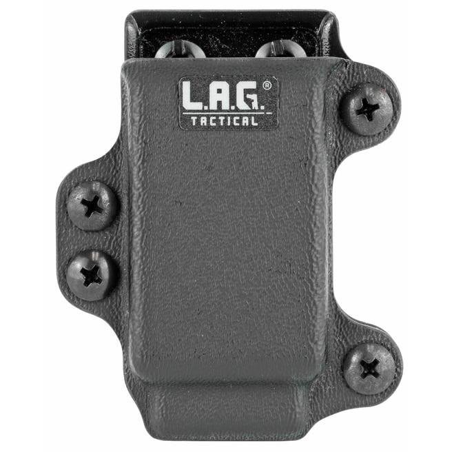 Buy L.A.G. Tactical 34005 Pistol Mag Carrier Glock 43/M&P Shield Kydex Black online