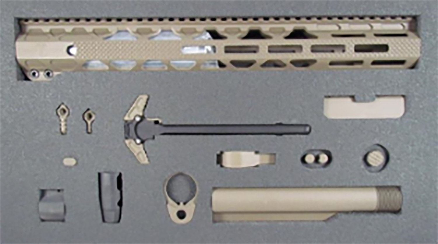 Timber Creek Outdoors TCGKD Greyman Complete Build Kit AR-15 Rifle Desert - Timber Creek