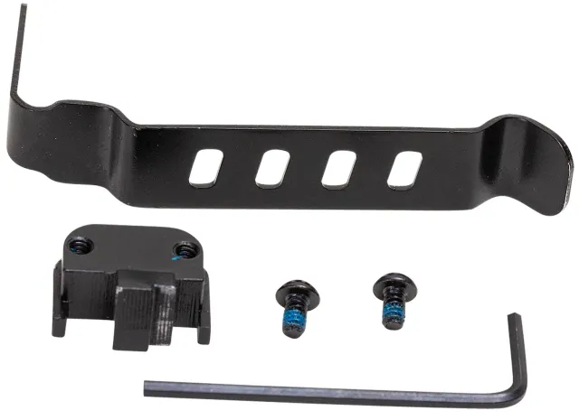 TECHNA XDBA Belt Clip Black Carbon Fiber Ambidextrous for Springfield XD - TECHNA