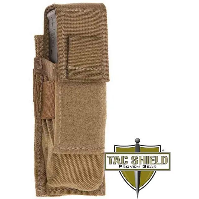 TangoDown Single Universal Pistol Pouch Coyote Tan TCSH T3601CY