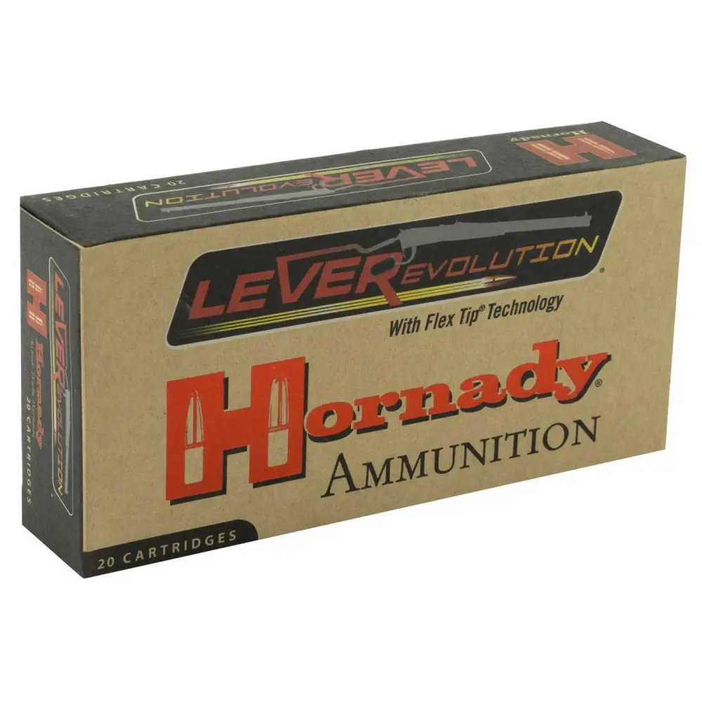 Hornady 82240 LEVERevolution Hunting 338 Marlin Express 200gr FTX 2565ft/s 20 Per Box/10 Cs - Hornady Manufacturing Company - 338 M E