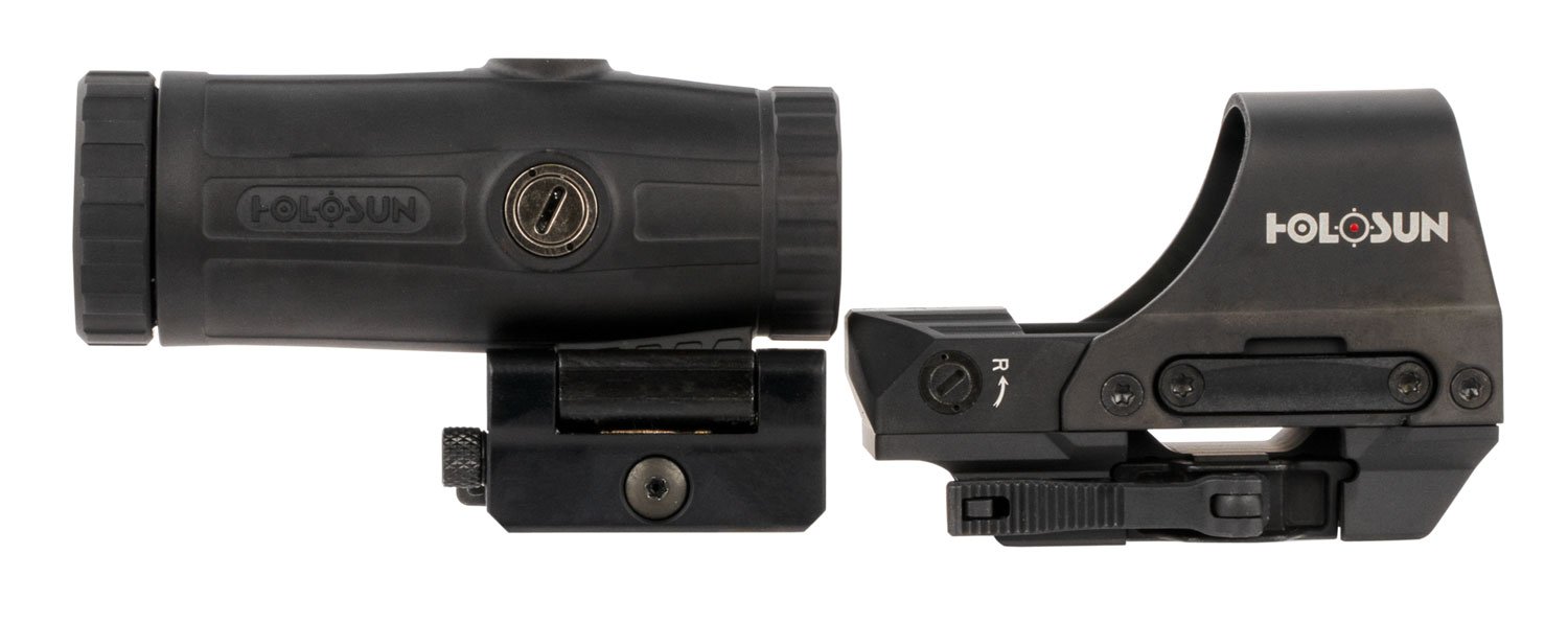HOLOSUN HS510C Reflex Sight And 3X Magnifier Combo (HS510C+HM3X Combo) - Holosun - 0.91" X 1.26"/1.23"