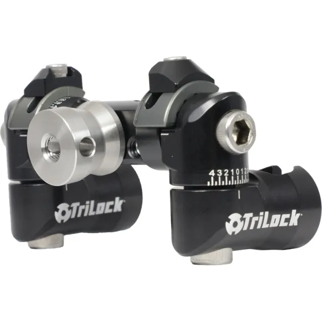 Axcel STVM-BK TriLock Adjustable V-Bar Mount Black, Micro Adjustments - Axcel