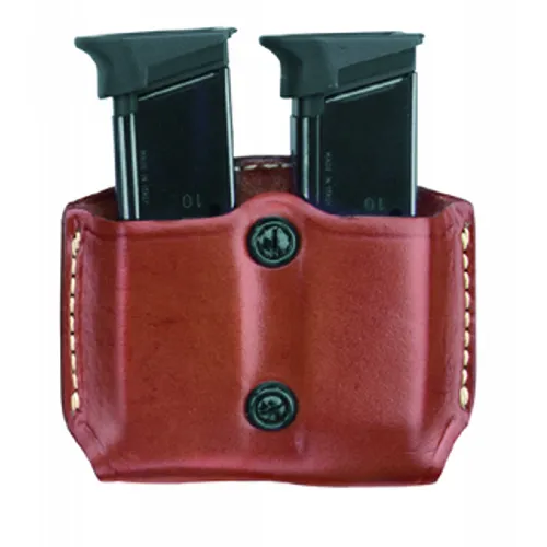 Gould & Goodrich Double Mag Case W/ Belt Loop 851-4 Leather